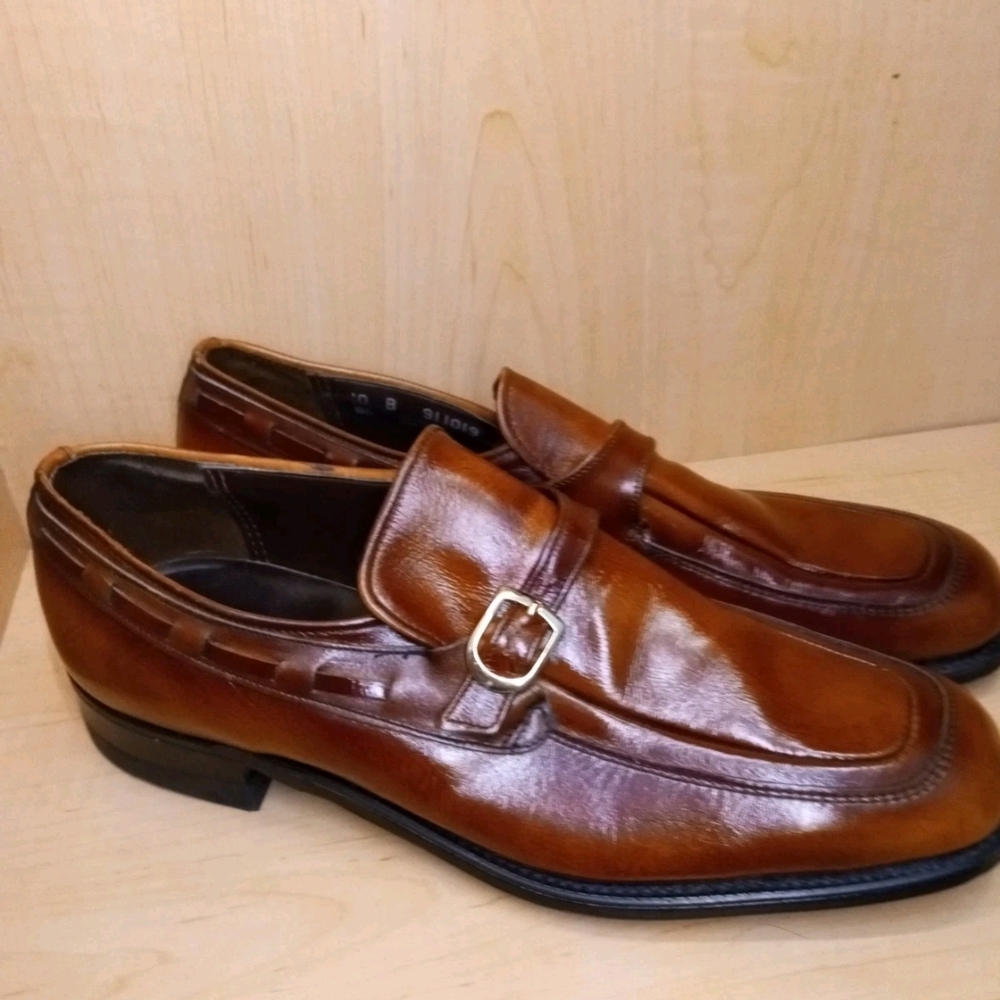 Men's Brown Leather Loafers